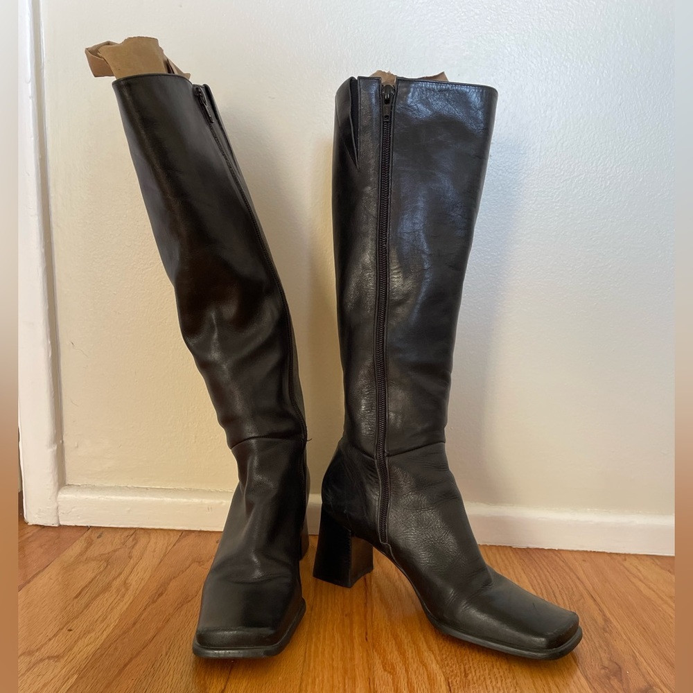 Nine West Knee High Black Boots